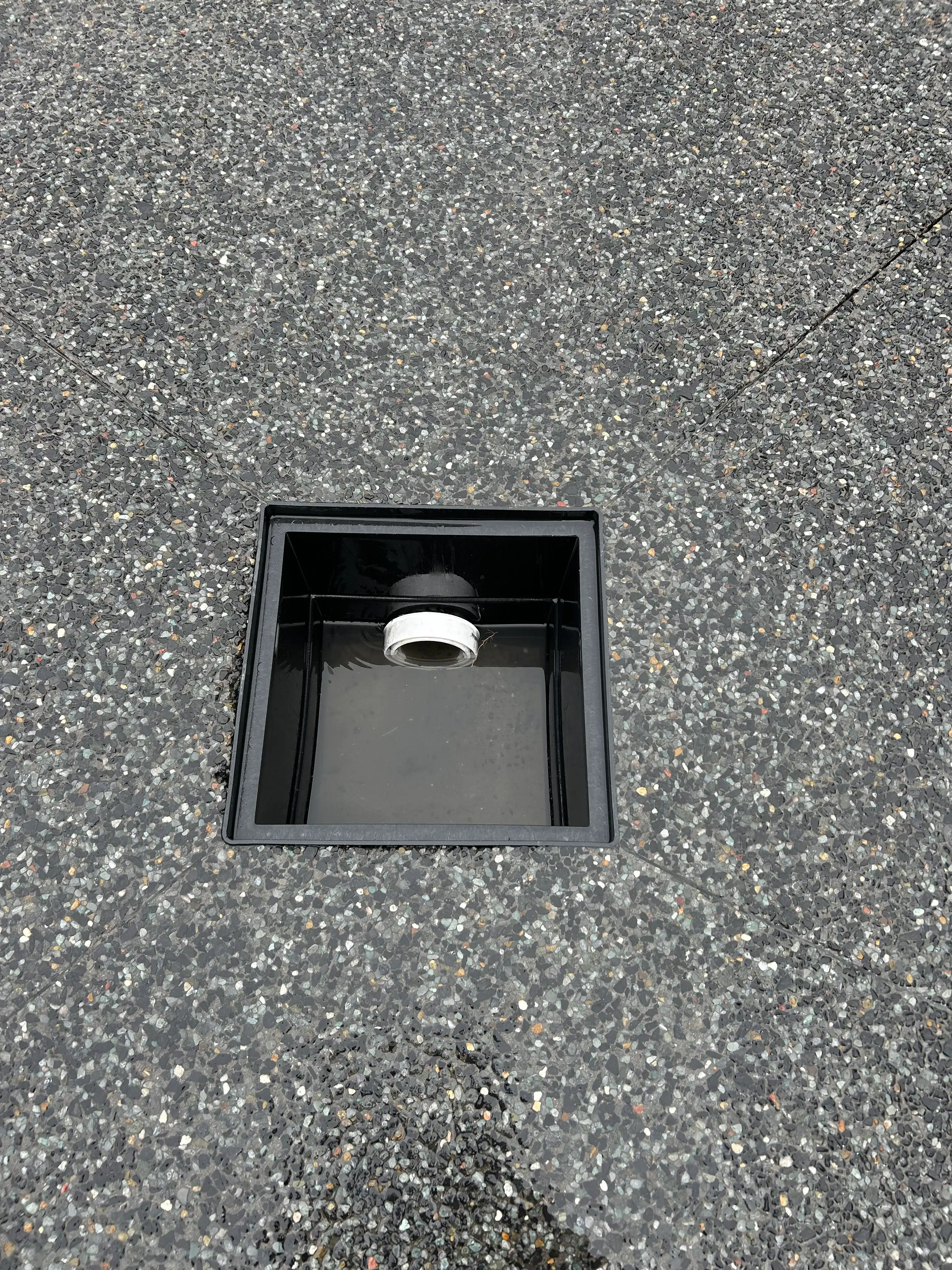 Completed concrete project