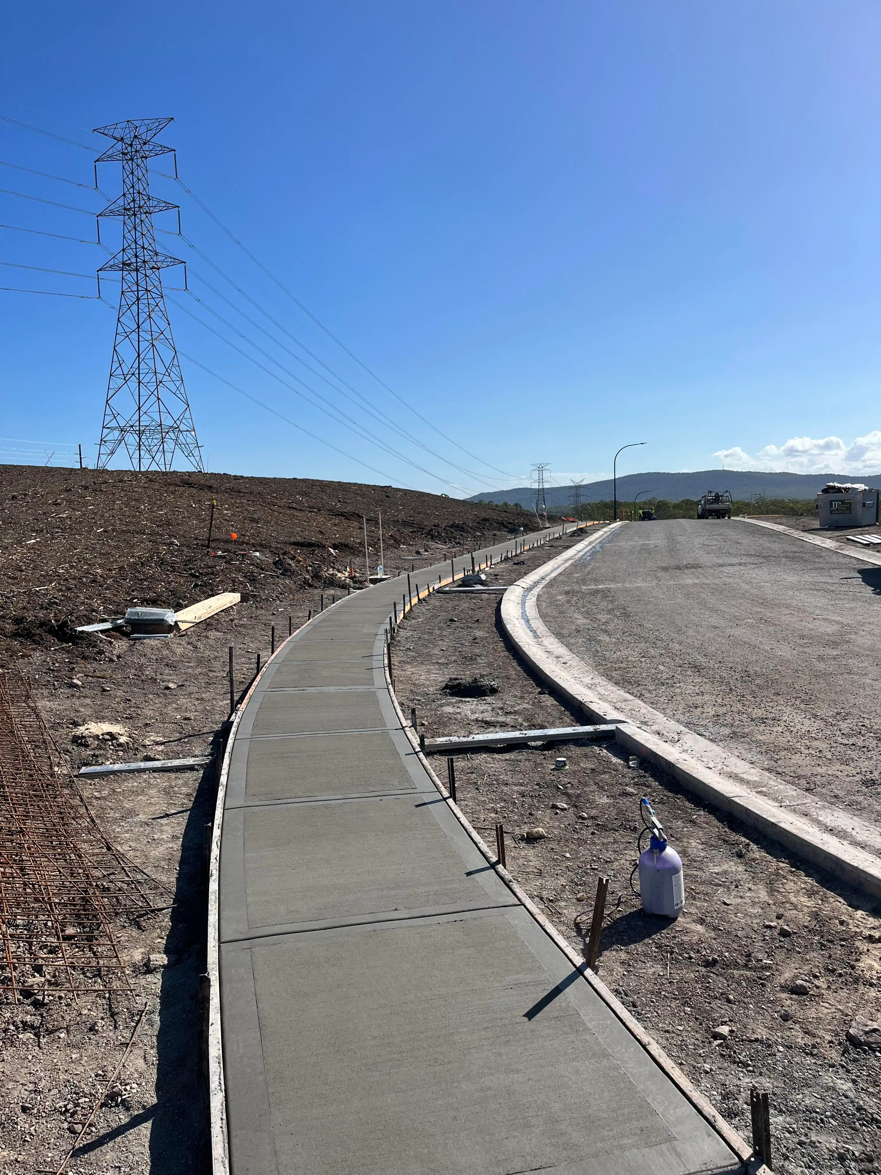 Civil concrete works for infrastructure